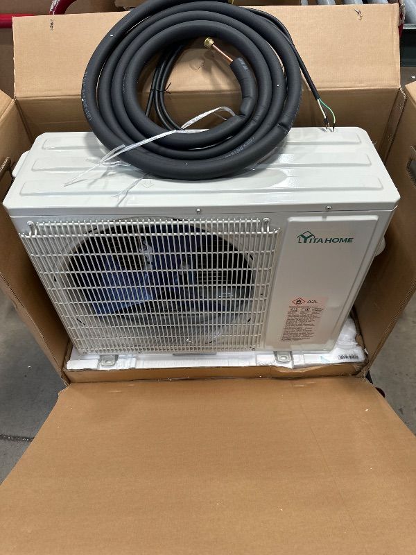 Photo 1 of ***PARTIAL SET***YITAHOME 9000 BTU Mini Split AC/Heating System, Ductless Split Unit AC and Heat, 115V 18 SEER2 Energy Efficient Inverter Air Conditioner, Wifi Enabled Compatible with Alexa Cool Up to 450 Sq. Ft