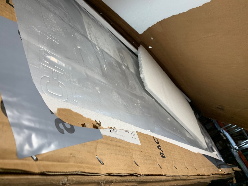 Photo 1 of ***DAMAGED - SEE NOTES/PICTURES******PARTS ONLY***Frigidaire 7.5 Cu. ft. Top Mount Refrigerator, Apartment Size Fridge with Reversible Doors, Platinum