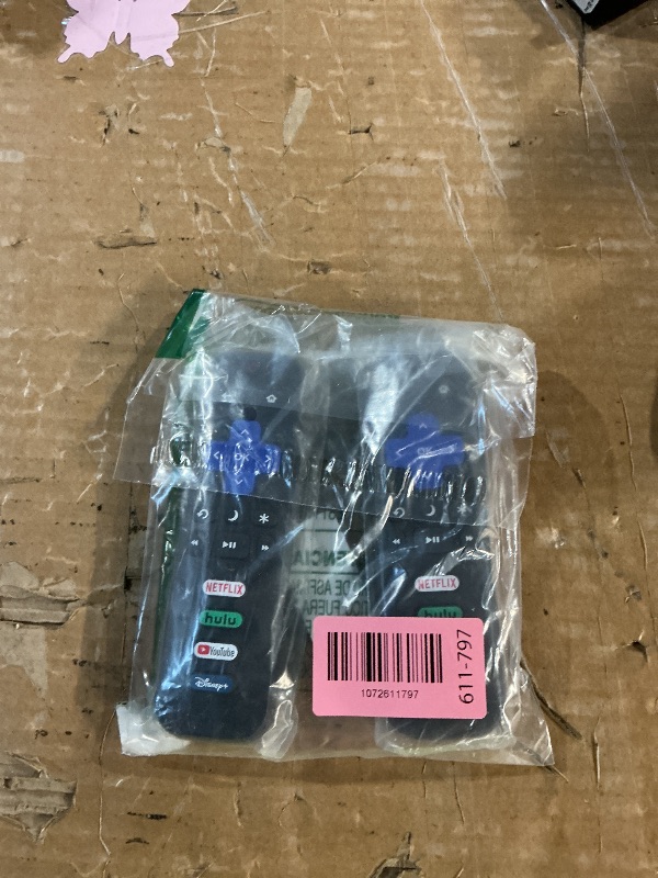 Photo 1 of (Pack of 2) Replacement Remote Control Only for Roku TV, Compatible for TCL Roku/Hisense Roku/Onn Roku/Sharp Roku/Element Roku/Westinghouse Roku/Philips Roku Smart TVs (Not for Roku Stick and Box)