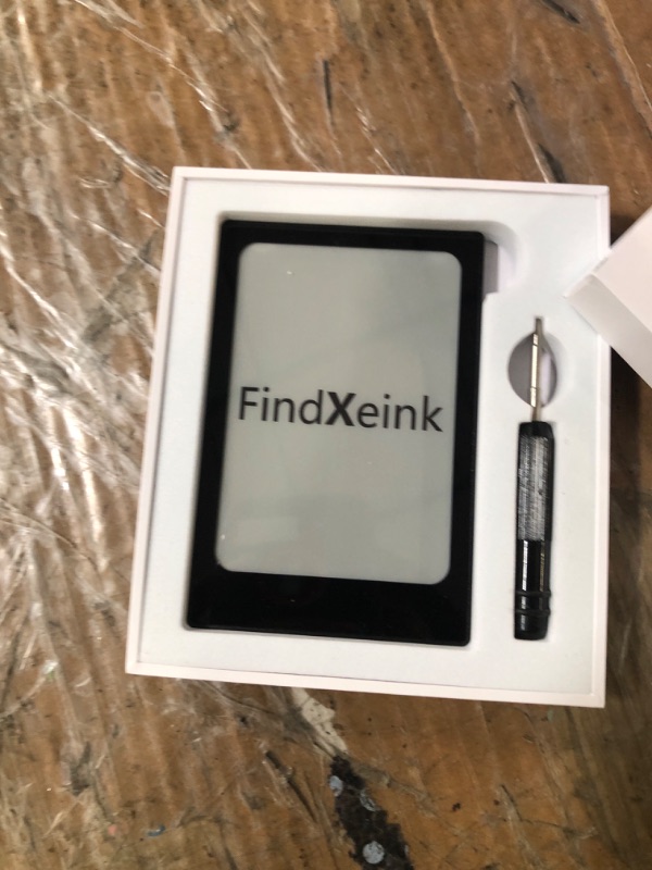 Photo 1 of ***Parts Only ***for dad,Mini Photo Frame, 4.0 Inch E Ink Photo Frame, 768x528 IPS Four-Colour Ink Screen, Energy Saving Portable Picture Frame - Perfect Father's Day & Everyday Gift for Men Women (Black)
