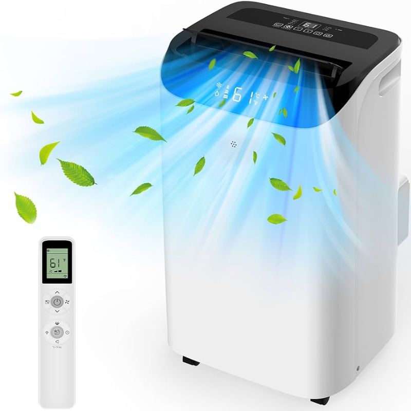 Photo 1 of ***FACTORY SEALED - OPENED FOR INSPECTION***Humhold 14000BTU Portable Air Conditioners with Remote Control, Dehumidifier & Fan Mode, Floor Stand up Cooling Portable AC Unit for Large Room up to 700 sq.ft, Sleep,Timer & Auto Swing Function