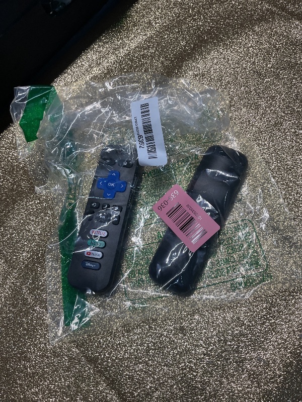 Photo 1 of (Pack of 2) Replacement Remote Control Only for Roku TV, Compatible for TCL Roku/Hisense Roku/Onn Roku/Sharp Roku/Element Roku/Westinghouse Roku/Philips Roku Smart TVs (Not for Roku Stick and Box)