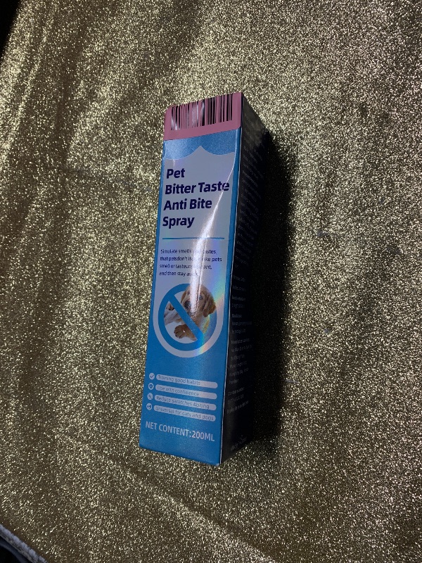 Photo 1 of 
Bitter Apple Spray for Dogs - No Chew Spray for Dogs | Safe, Non-Toxic Chewing Deterrent | Stop Licking, Biting & Destructive Behavior | Training Aid (200ml)