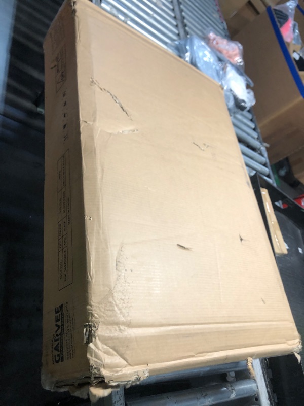 Photo 1 of ***FACTORY SEALED - OPENED FOR INSPECTION**   Garvee Vanity Desk with Lighted Mirror, Makeup Vanity with Charging Station, Glass Top Dressing Table with Cushioned Storage Stool for Bedroom, Black
