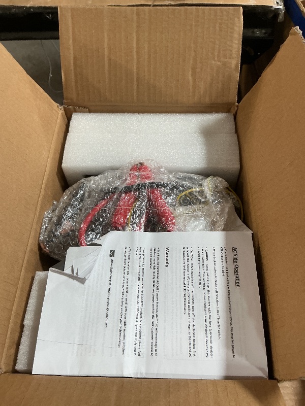 Photo 1 of ***FOR PARTS ONLY NON FUNCTIONAL***
1500W Power Inverter 12V DC to 110V/120V AC Converter, Peak Power 3000W Car Inverter with LCD Display, 2 AC Outlets, 3.1A USB Port for Vehicles, Camping, Travel, Emergency Use