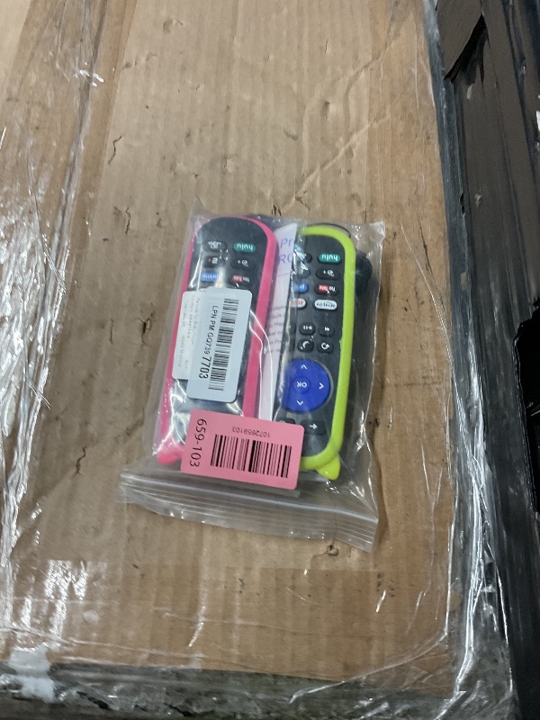 Photo 1 of (Pack of 2) Remote Compatible with Roku Players and Roku TV Remote, for Roku Box 1 2 3 4,Roku Express/+, Premiere/+, Ultra and TCL Hisense Onn Element Philips Roku TV with Anti-Lost Case