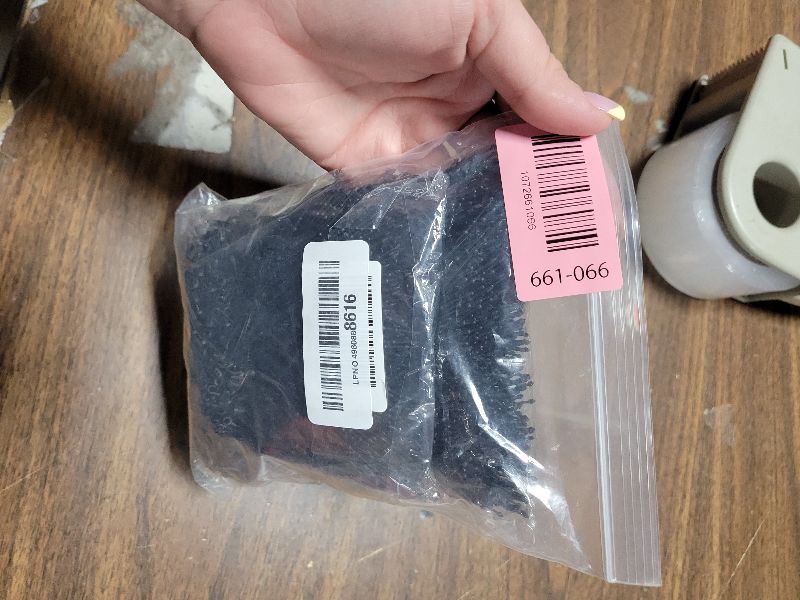 Photo 1 of 2000 Pcs Plastic Fastener Hang Tag Clear Snap Lock Pin Security Loop for Retail Store Clothing Accessory Price Pins (5" Black)