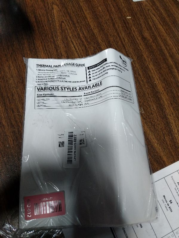 Photo 1 of 100 Sheets Thermal Printer Paper, 8.5''×11'' US Letter Size, Advanced Printing Paper, Thermal Paper Compatible with Brother Letter Portable Printer, Printer Paper for M08F-Letter, M832, M834, MT800