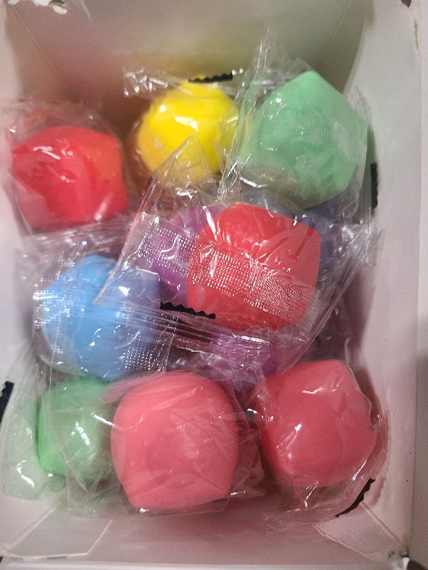 Photo 1 of 24 Pack Slow Rising Stress Cube , Dough Stress Balls Soft Fidget Squishy Toys for Anxiety Relief, Pull Stretch Classroom Prize Party Favors Toys for Kids