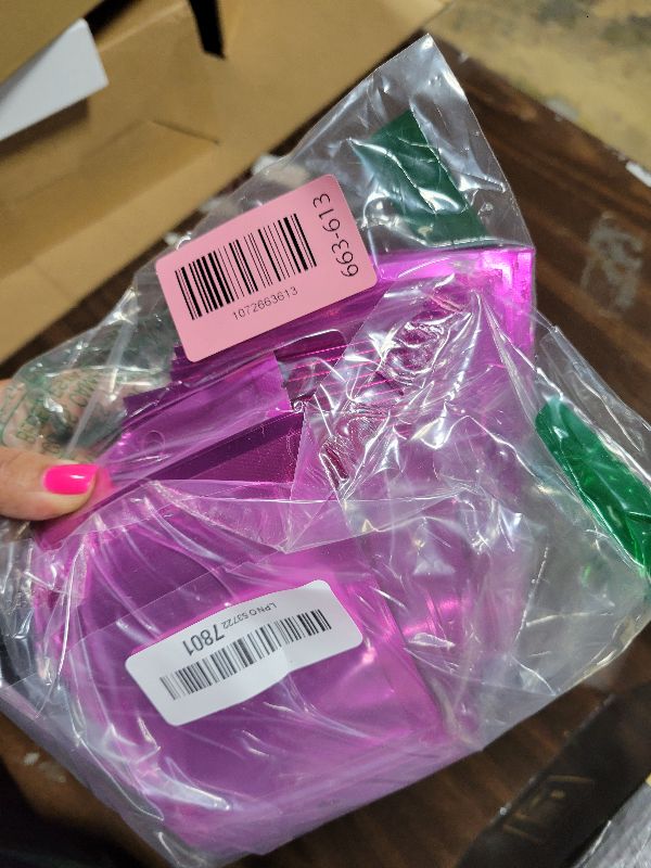 View 2 of 100pcs 3.5"x5" Mylar Bags for Food Storage,Smell Proof Bag with Window Resealable?Stand-up Foil Pouch Packaging Freeze Dried Candy Bag Food Storage Bags for Small Business (Purple)