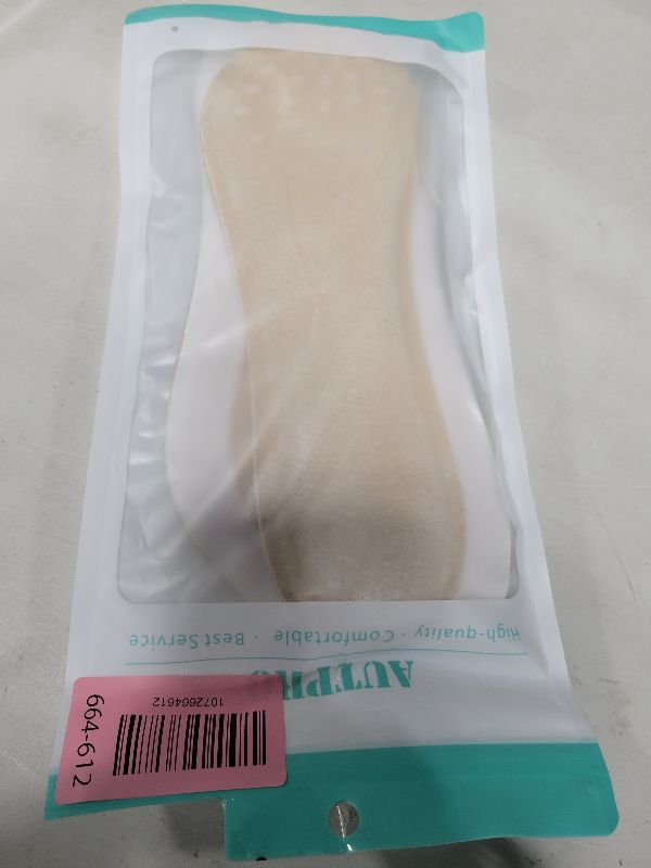 View 2 of 2 Pairs Pigskin High Heel Cushion Inserts for Women, Self Adhesive Arch Support Insoles for Flat Feet, Plantar Fasciitis and Pain Relief, No Slip Shoe Pads for Heels Sandals Flats Large 8-12 Size