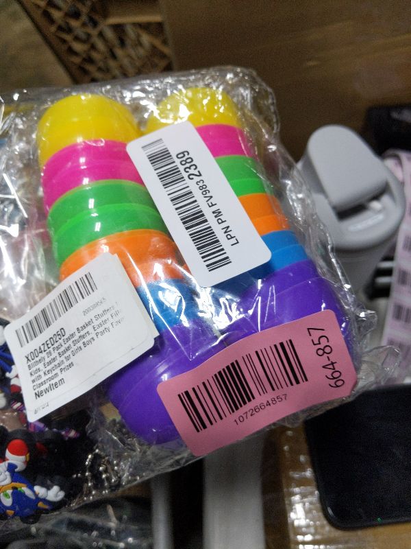 Photo 1 of 12 Pcs Cute Keychains, 6 Unique Designs, Great Party Favors for Kids, Perfect for Goodie Bag Fillers, Birthday Decorations Gifts and Classroom Prizes for Boys & Girls