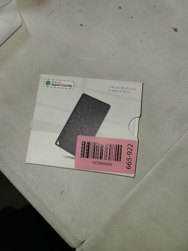Photo 1 of [Apple MFi Certified] Wallet Tracker Card for Apple Find My, 5+ Year Battery, iOS Only Bluetooth Item Finder, Ultra-Slim Smart Card Tracker for Wallet, Passport, Luggage, Purse & Backpack