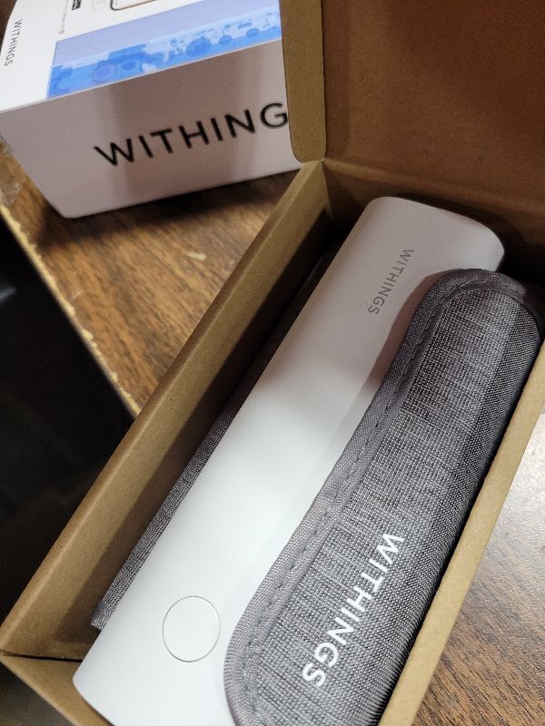 Photo 1 of Withings BPM Connect - Digital Blood Pressure Cuff & Heart Rate Monitor - Blood Pressure Machine Arm Cuff, FDA Cleared, FSA/HSA Eligible, IOS & Android