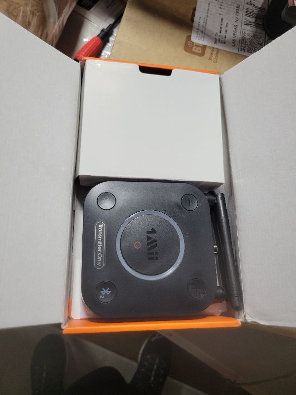 Photo 1 of 1Mii B06TX Bluetooth 5.3 Transmitter for TV to Wireless Headphone/Speaker, Bluetooth Adapter for TV w/Volume Control, AUX/RCA/Optical/Coaxial Audio Inputs, Plug n Play, aptX Low Latency & HD
