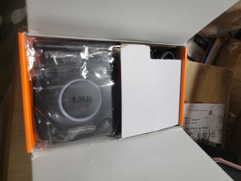 Photo 1 of 1Mii B06TX Bluetooth 5.3 Transmitter for TV to Wireless Headphone/Speaker, Bluetooth Adapter for TV w/Volume Control, AUX/RCA/Optical/Coaxial Audio Inputs, Plug n Play, aptX Low Latency & HD