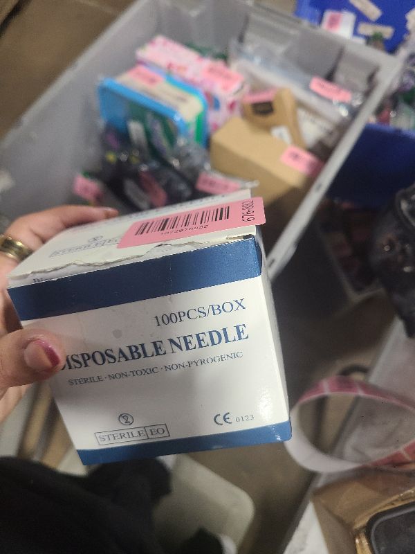 Photo 1 of 27 Gauge 1 Inch Needle,100 Pcs Luer Lock Needles,Individually Sealed Packages (27G)