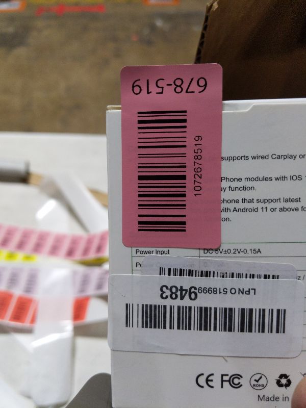 Photo 1 of 2-in-1 Wireless CarPlay & Android Auto Adapter, Plug & Play CarPlay Dongle Converts Wired to Wireless, Fast Auto-Connect, No Delay, Compact Design for iPhone & Android with USB/USB-C Port(Black)