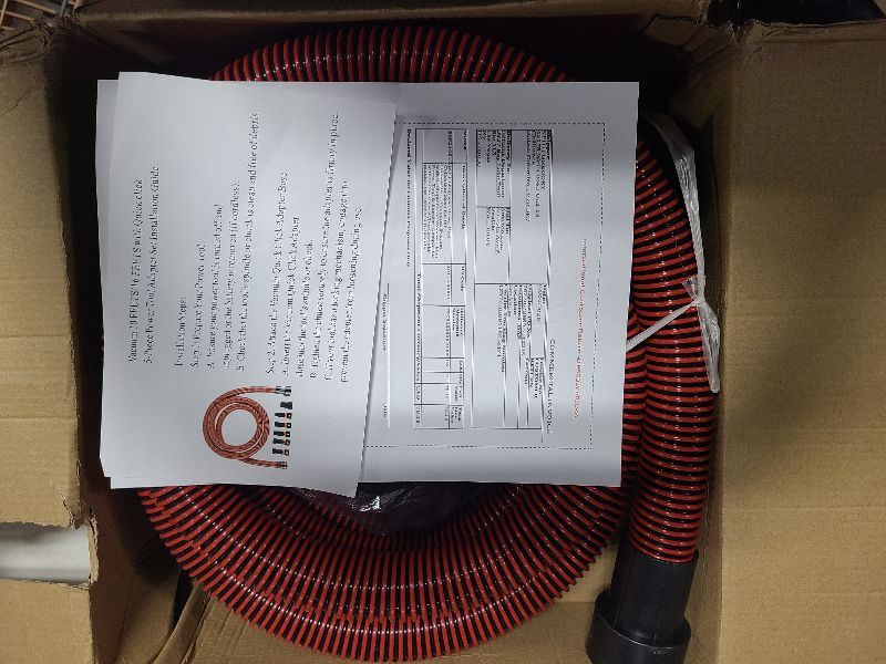 Photo 1 of 16FT Shop Vac Hose, Dust Collection Hose Kit for Home&Shop Vacuums System with 6 Adapters for Woodworking Power Tool & Sander, Compatible with festool/dewalt/bosch/ryobi/makita, etc Most Multi-Brands