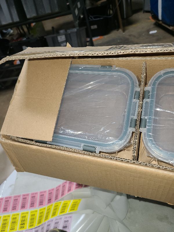 Photo 1 of [8-Pack,30 oz]Glass Meal Prep Containers,Glass Food Storage Containers,Airtight lunch Containers with Lids, Microwave, Oven, Freezer and Dishwasher