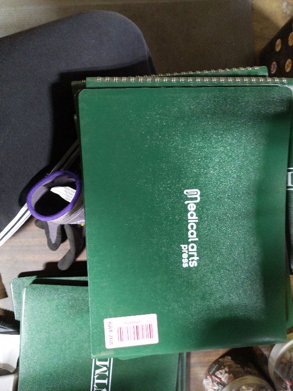 Photo 1 of 2026 Medical Arts Press® 8 1/2" x 11" 2 Column Daily Appointment Log, Green (3109826)