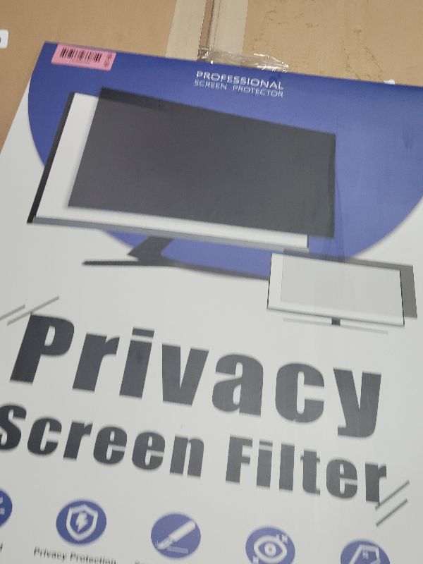 Photo 1 of [2 Pack] 27 Inch Computer Privacy Screen for 16:9 Aspect Ratio Widescreen Monitor, Eye Protection Anti Glare Blue Light Computer Monitor Privacy Filter, Removable Anti-Scratch 27in Protector Film