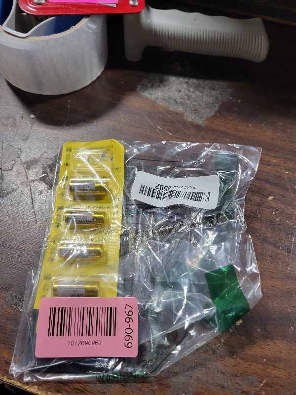 View 2 of 23A 12 Volt Battery 12V Alkaline Battery 5 Count,23A 12v Battery for Remote