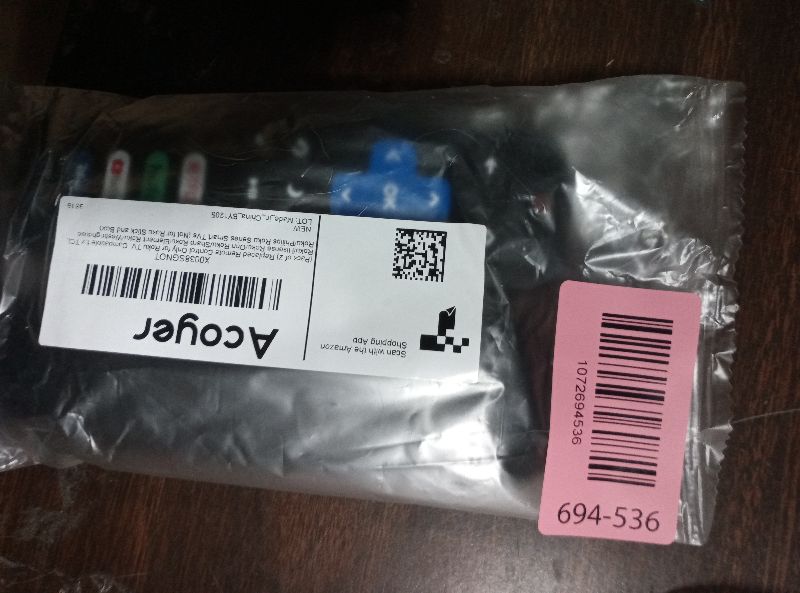 Photo 1 of (Pack of 2) Replacement Remote Control Only for Roku TV, Compatible for TCL Roku/Hisense Roku/Onn Roku/Sharp Roku/Element Roku/Westinghouse Roku/Philips Roku Smart TVs (Not for Roku Stick and Box)