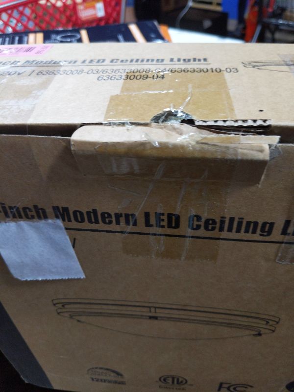 Photo 1 of 2-Pack 36W LED Ceiling Lights Black, 13inch Flush Mount Light Fixtures 3600LM 2700K/3000K/4000K/5000K/6500K Color Changing Ceiling Lights, Modern Dimmable Lighting for Kitchen Living Room Bedroom