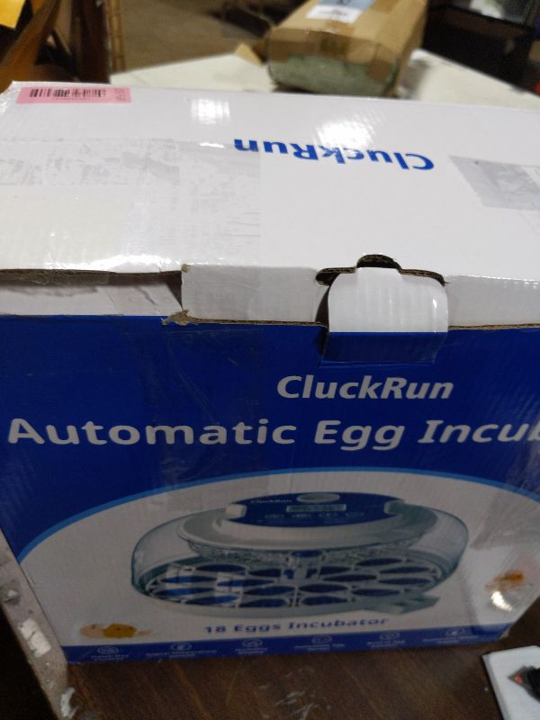 Photo 1 of 18 Egg Incubators for Hatching Eggs, Incubation Day Display, 2 Egg Trays, Automatic Egg Turning, Built-in Egg Candler, Auto Refill, Adjustable Air Vent, for Chicken, Quail, Duck, Turkey & Goose Eggs