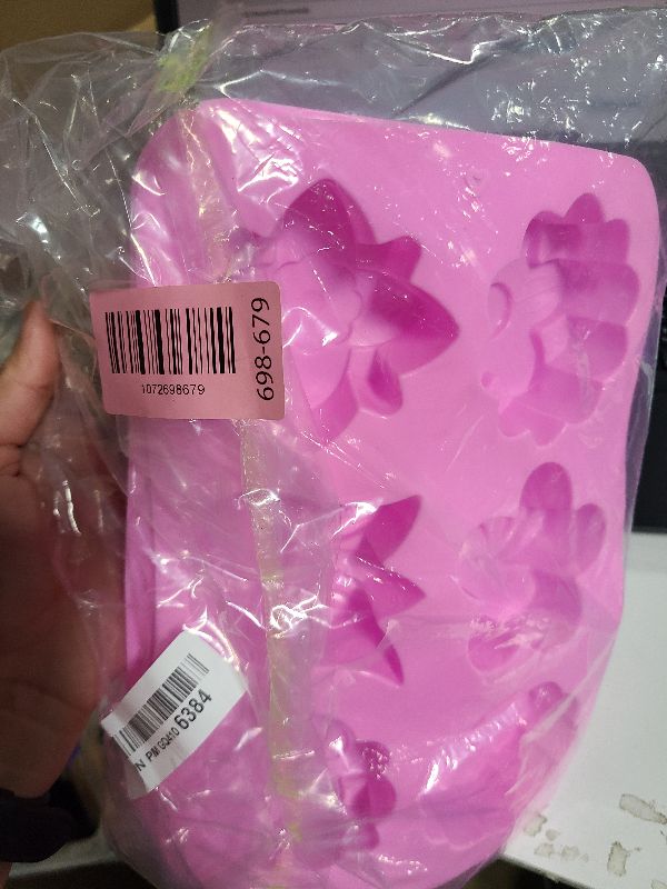 Photo 1 of 2 Packs 6-Cavity Silicone Flowers Shap Mold Assorted Silicone Flower Soap Mold Mixed Tulip Mold DIY Soap Molds for Handmade Chocolate Biscuit Cake Muffin Jelly Ice Cube