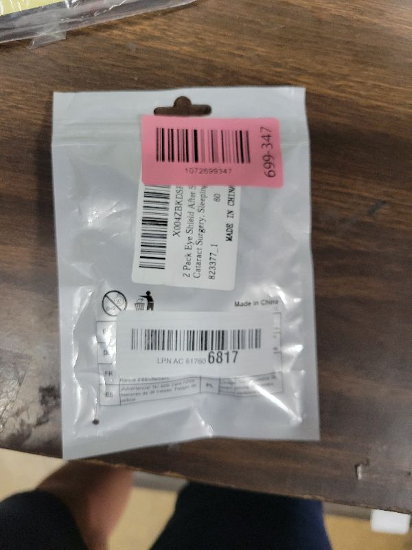 Photo 1 of 2 Pack Eye Shield After Surgery, Breathable Clear Eye Patch for After Cataract Surgery, Sleeping