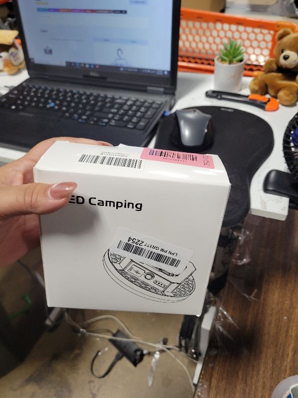 Photo 1 of 10000mAh Rechargeable Hanging Tent Light with Magnet, Portable 30W 4000LM LED 3 Color Lighting Modes Camping Lantern, IPX5 Waterproof LED Flashlight for Emergency & Gift