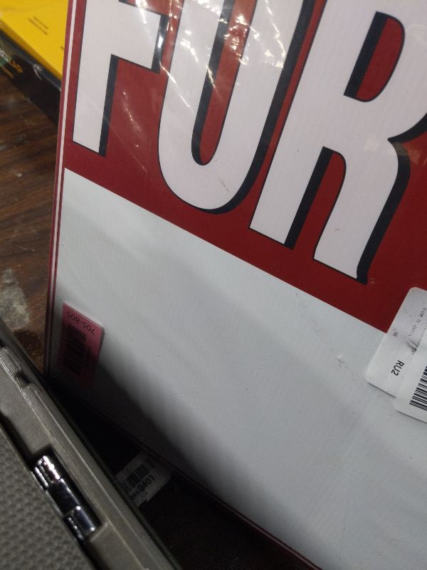 Photo 1 of 2 Pack For Rent Sign with Stakes, 17x13" Double-Sided Yard Sign - Extra Large Writing Space, Arrow Stickers, Weatherproof for Landlords