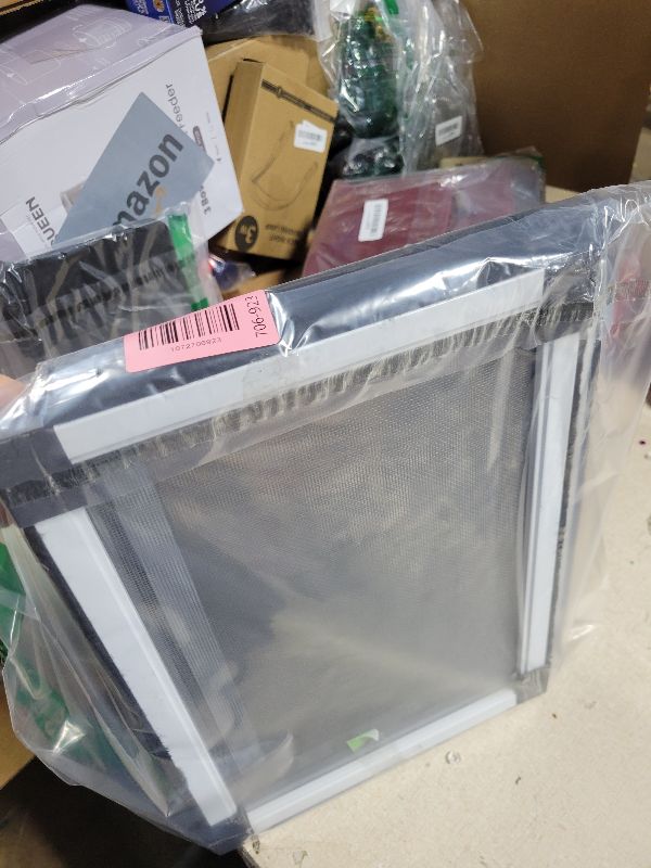 Photo 1 of [FOR SMALL WINDOWS ONLY] FLYZZZ Adjustable Screen , 2 Packs 10" H x Fits 14" to 24" W | Stop & Measure Before Buying | Perfect for Bathroom & Basement Windows