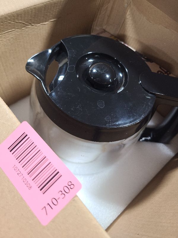 Photo 1 of 14-Cup Coffee Pot Replacement for Cuisinart Coffee Maker DCC-220, DCC-2600, DCC-2800,DCC-3200P1,CBC-7000PC,CBC-7200PC,CBC-7400PC,DCC-1800FR. Glass Carafe Replacement for Cuisinart with Sturdy Handle.