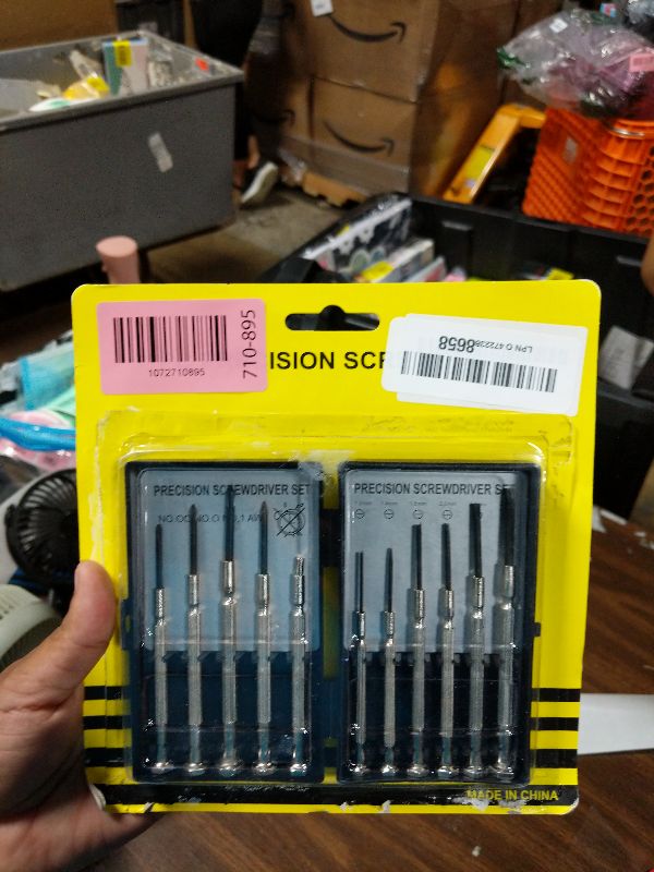 Photo 1 of 11 Pcs Small Precision Screwdriver Set, Tiny Screwdriver Set, Mini Screw Driver Kit with Slotted and Phillips Heads, Ideal for Watch, Eyeglasses, Toys, Electronics, Computer Repair