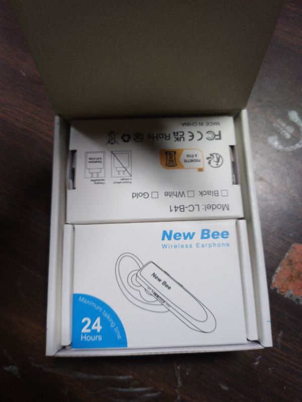 Photo 1 of [2 Pack] Bluetooth Earpiece Wireless Handsfree Headset V5.0 24 Hrs Driving with Mic 60 Days Standby Bluetooth Headset for iPhone Android Samsung Driver