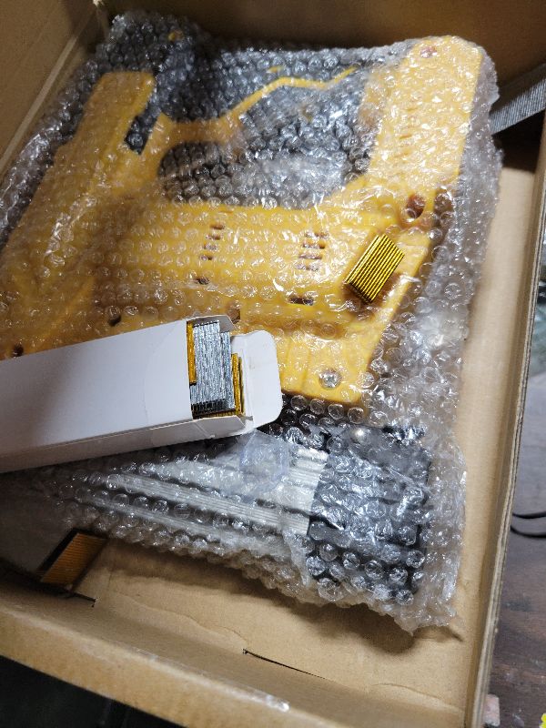 Photo 1 of 2 in 1 Cordless 18GA Brad Nailer/Stapler Compatible with Dewalt 20V Max Battery (No Battery), Electric Nail Gun/Staple Gun Battery Powered with 1000 Nails/Staples for Home Improvement, Wood Carpentry