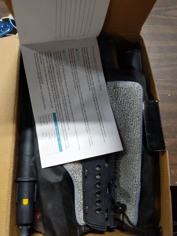 Photo 1 of 10-in-1 Steam Mop with Detachable Handheld Steamer, 350ml Tank, 10s Heat-Up, 248°F Steam Cleaner, 2-Level Control and Swivel Head for Floors, Carpets, Tiles, BBQ grill Multi-Surface Dark Grey