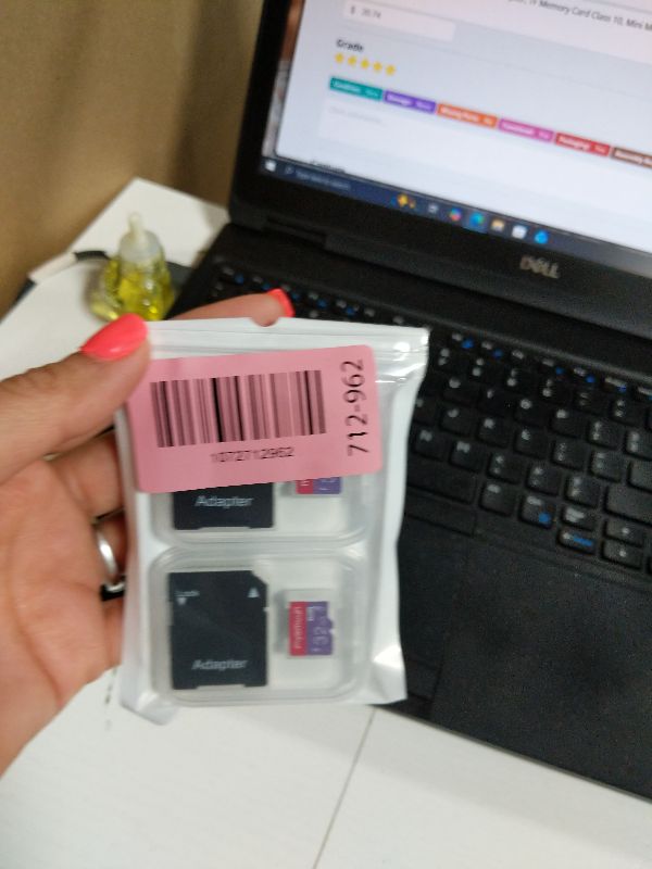 Photo 1 of 2 Pack 32 GB Micro Memory Card with Adapter, TF Memory Card Class 10, Mini Memory Card for Smartphone/Tablet/Camera/Personal Computer (32GB*2)