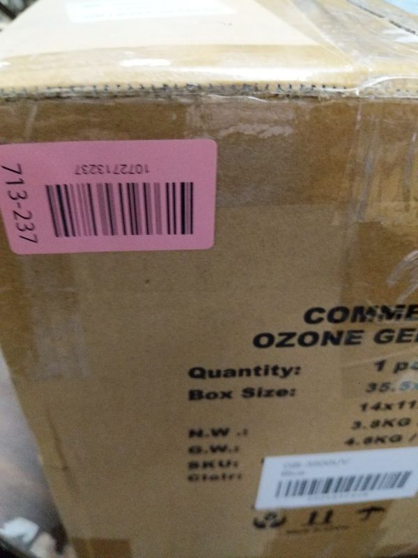 Photo 1 of 0zone Generator, 3500 Sq/Ft Portable 0zone Machine Ionizer for Commercial, Industrial, Car, Home, Basement