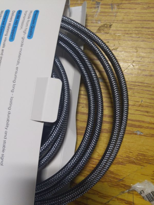 Photo 1 of Highwings 8K@60 Long HDMI Cable 13FT/4M, 48Gbps 2.1 High Speed Gaming HDMI Cord 4K120 144Hz RTX 3090 eARC HDCP 2.2&2.3 Compatible for PS5, SoundBar, AVR, UHD TV