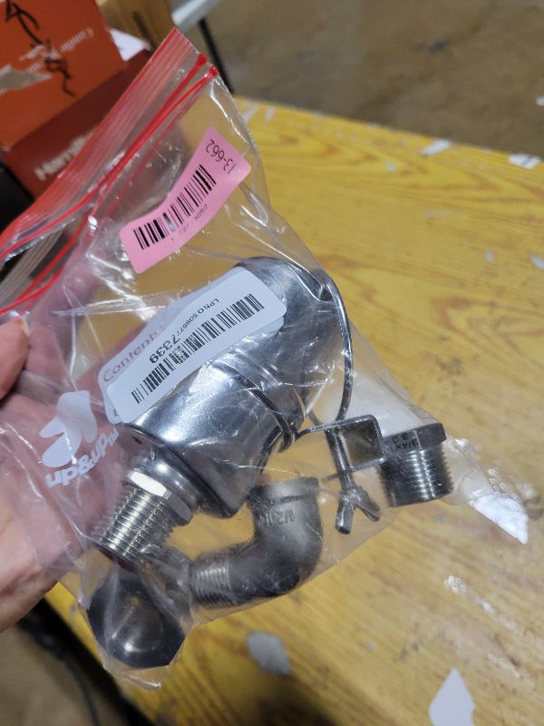 Photo 1 of 1/2 inch Float Valve, PNXKTXO Water Level Control Float Valve 1/2" to 3/4'' and 1/2'' to 1'' 304 Stainless Steel Fully Automatic Water Level Control Shut Off Valves Hose Connector