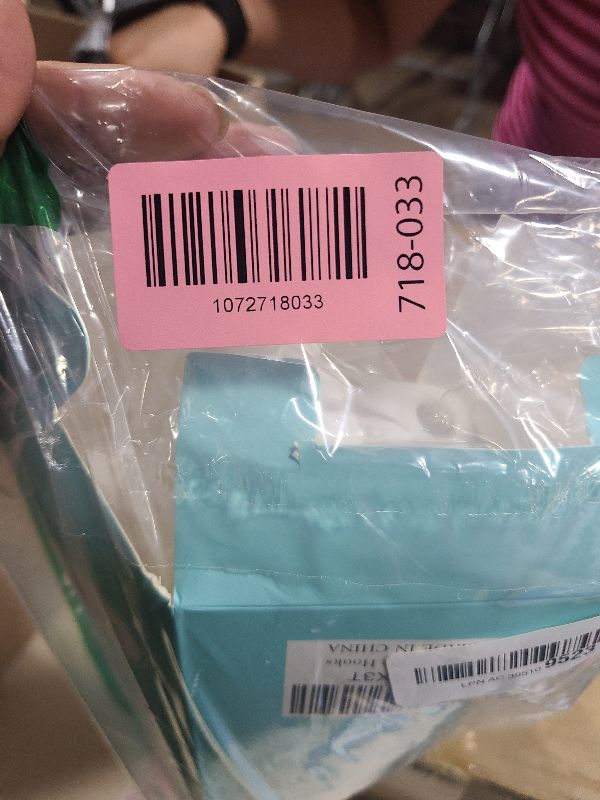 Photo 1 of 100 PCS Space Saving Hanger Hooks and Clips for Plastic Hangers (White)
