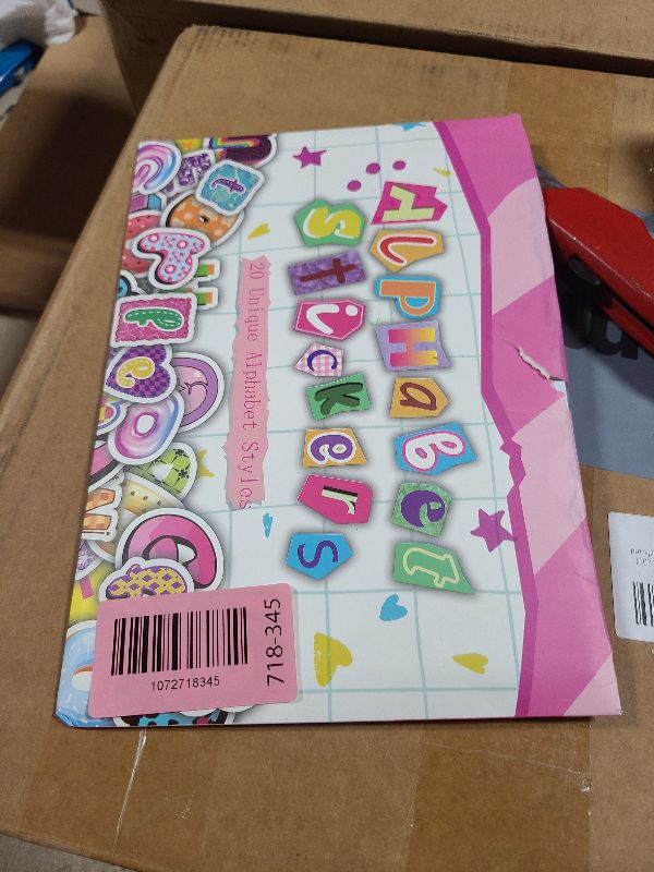 Photo 1 of 1100+ Alphabet Stickers for Junk Journals, Fun & Colorful Craft Letter Stickers for Scrapbooking Supplies, DIY Decorative, and Laptop Journaling
