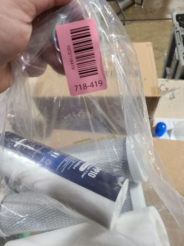 Photo 1 of 2 Standard Coconut Shell Block Carbon & 2 Four Layers of Filtration Polypropylene Sediment 5 Micron 2.5"x 10" Water Filter Cartridges Universal replacement for Reverse Osmosis & Standard 10” Housing