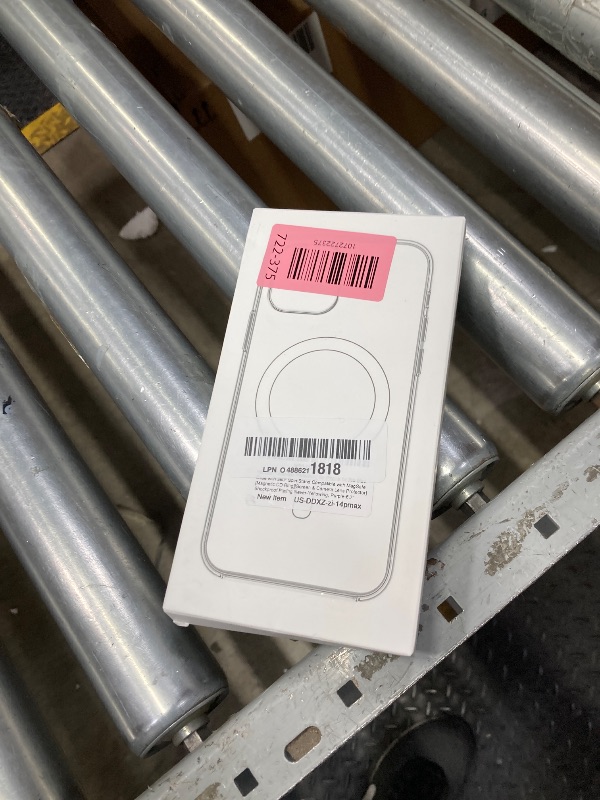 Photo 1 of [Tri-Shield Protection] for iPhone 14 Pro Max Case with 360° Spin Stand Compatible with MagSafe [Magnetic CD Ring][Screen & Camera Lens Protector]Shockproof Plating Never-Yellowing, Purple-6.7"