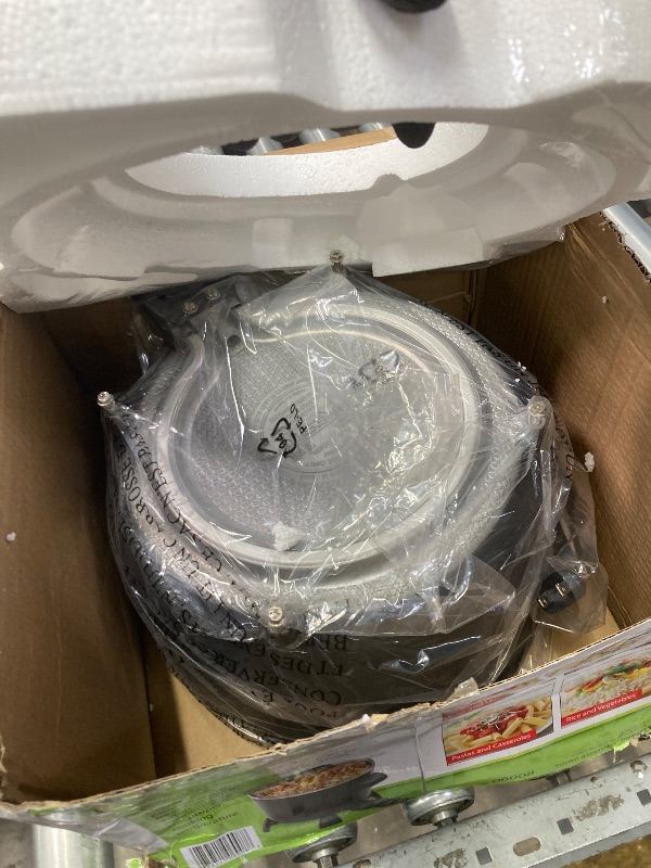 Photo 1 of **DAMAGED POWER PLUG***Presto 8-Quart Big Kettle, Steamer and Deep Fryer Multi-Cooker, Black