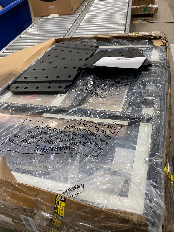 Photo 1 of ***Selling for parts only***Basketball Hoop Outdoor with 44 Inch Angle Adjustable Backboard, 7.5-10ft Adjustable Portable Basketball Goals System for Teens Youth and Adults in Backyard/Driveway/Indoor